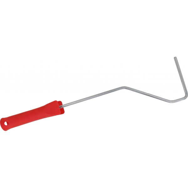 [TRIFRB106L] Farbrollerbügel 10cm, 6mm f.Walzen 10-12cm, L=40cm, rot