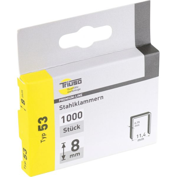[TRIKLT53-10] Triuso Klammern - Agrafes Typ 53 (10mm, 1000 Pcs)