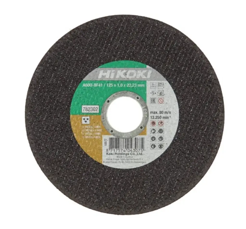 DISQUE DE COUPE 125X1MM POUR ACIER INOXYDABLE / BRILLANT METAL 