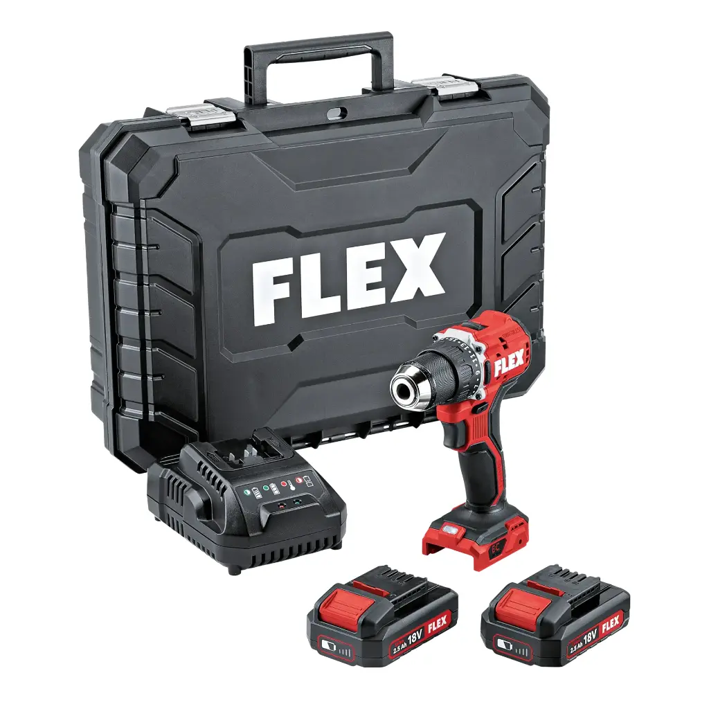 FLEX Perceuse-visseuse sur batterie 18 V DD 2G 18.0 EC LD/2.5 Set