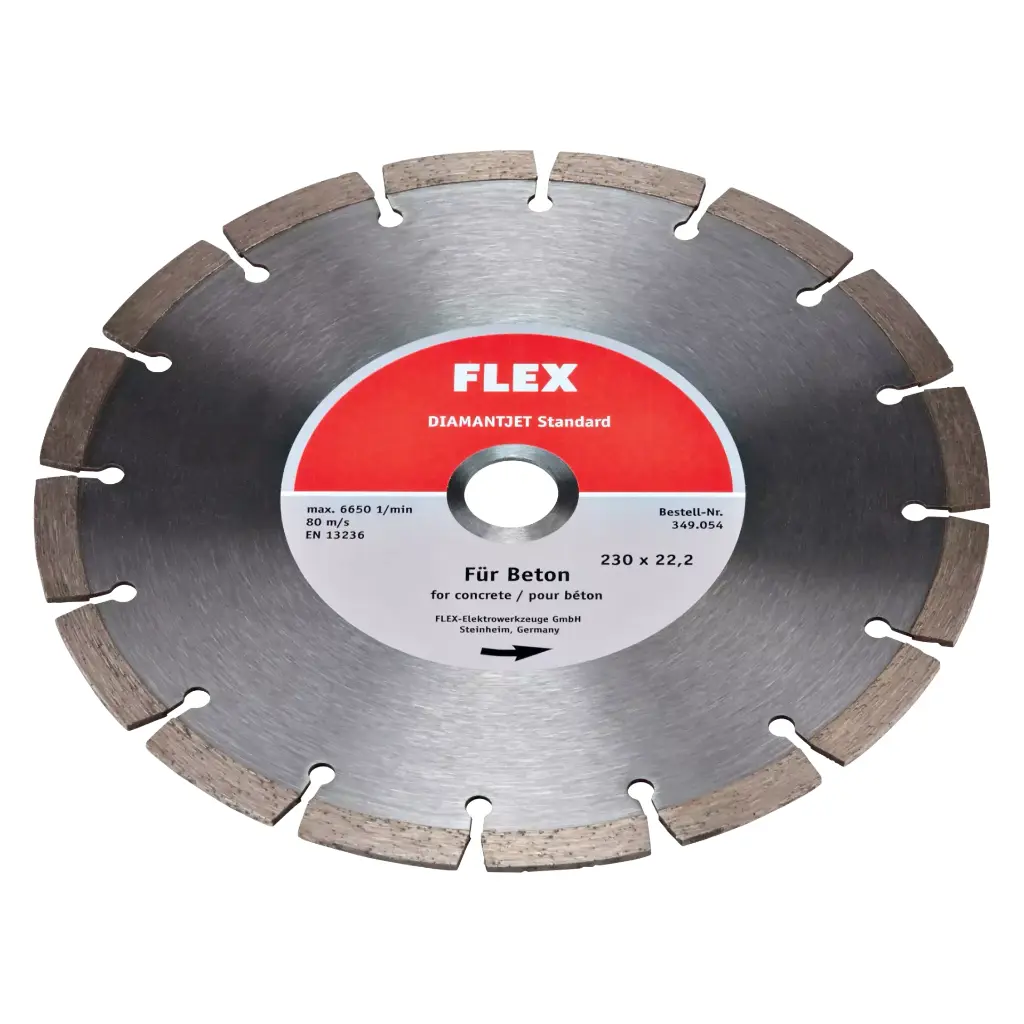 FLEX 3x disque à troçonner diamantées pour béton standard, Ø230mm 3 x D-TCS S 230x22,2 