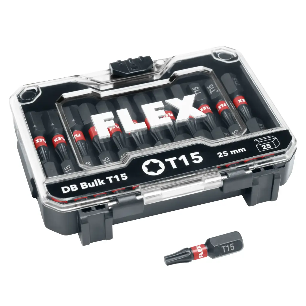 FLEX Jeu de 15 embouts, Longueur 50mm DB Bulk