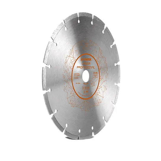 Stayer Disque de coupe avec meuleuse Segmenté pour la construction LASER PROFESSIONNEL Ø230x22.2mm - H10