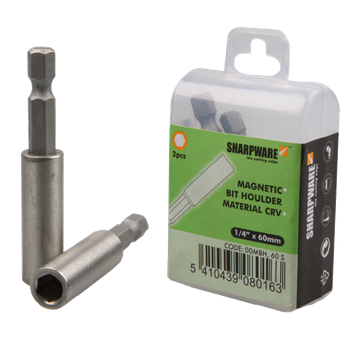 [PGB-000MBH60PSI] Porte-bits magnétique (1/4") CRV 60mm 2 Pce