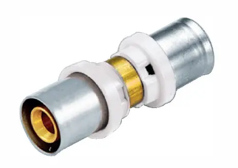 [TM1660165] MANCHON DROIT DBLE À SERTIR TUBE MULT,1651CT (16-16)