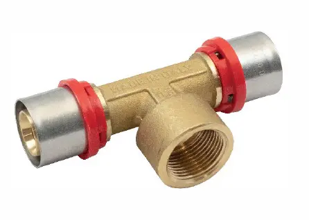 [TM1650031] RACCORD TÉ FEM À SERTIR TUBE MULT 1659  (16X1/2"X16)