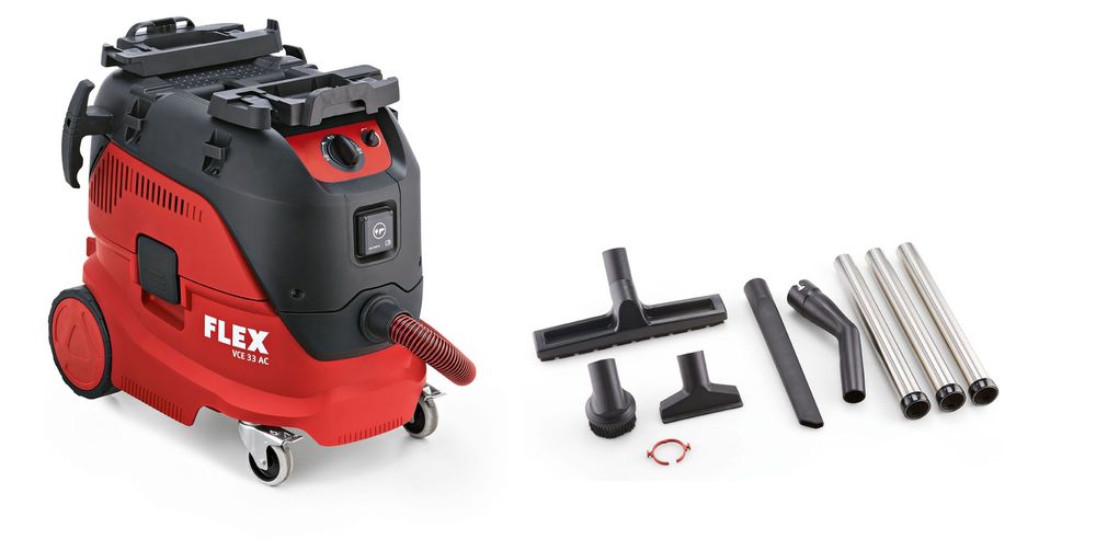[FLEX465674] FLEX Aspirateur de sécurité avec nettoyage automatique du filtre, 30 l, classe L 