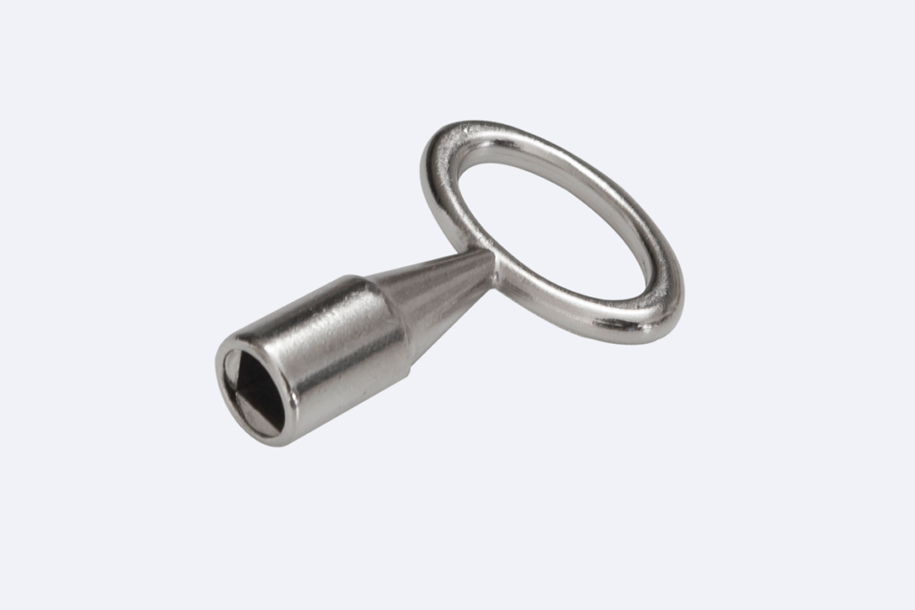 [KOE22216] Clés forées carrées de Trappe pour mandrin de 7 mm