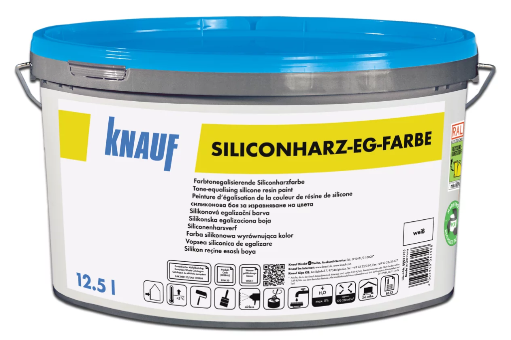 [KNA00021189] Knauf Siliconharz-EG-Farbe (Blanc, 5L)