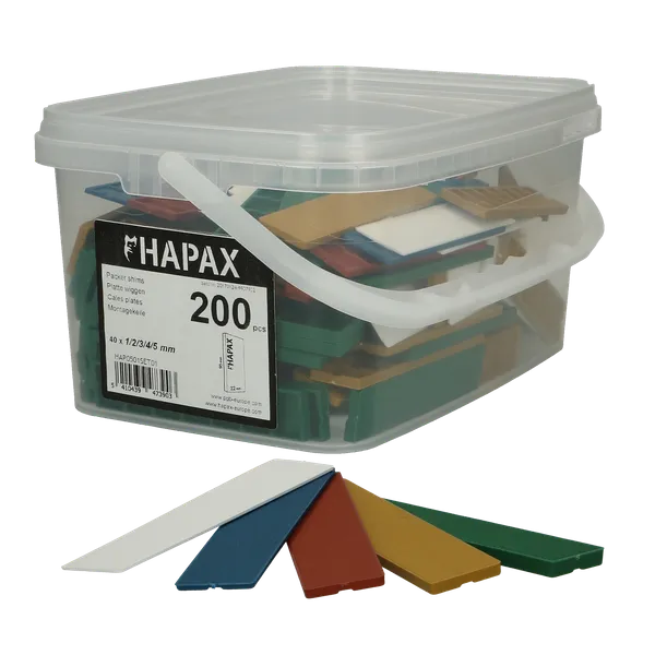 HAPAX assortiment cales plate 22x95/200 200Pce